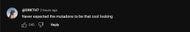 A screenshot of a comment on the new trailer (Image via YouTube)